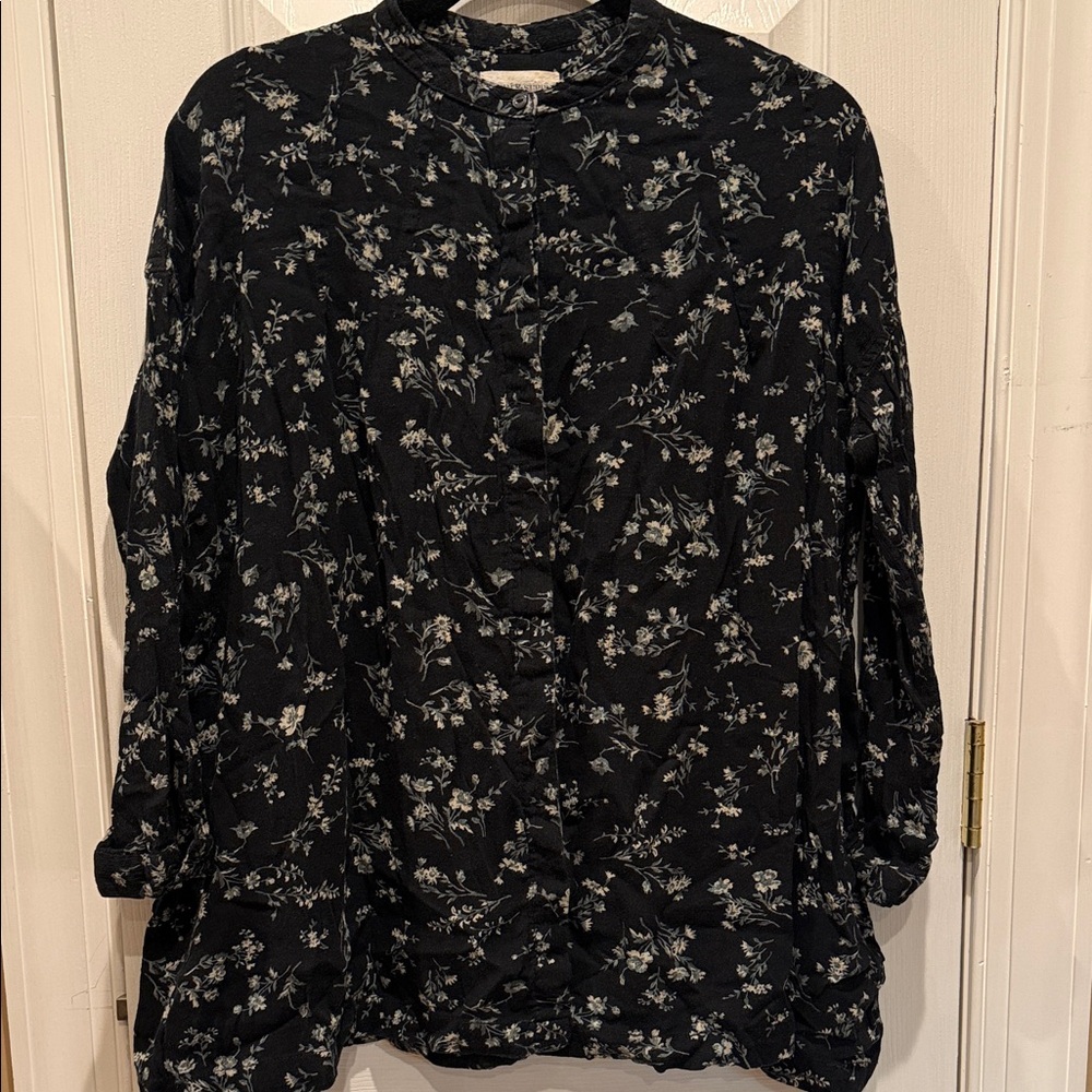 Denim & Supply Ralph Lauren Navy Floral Blouse